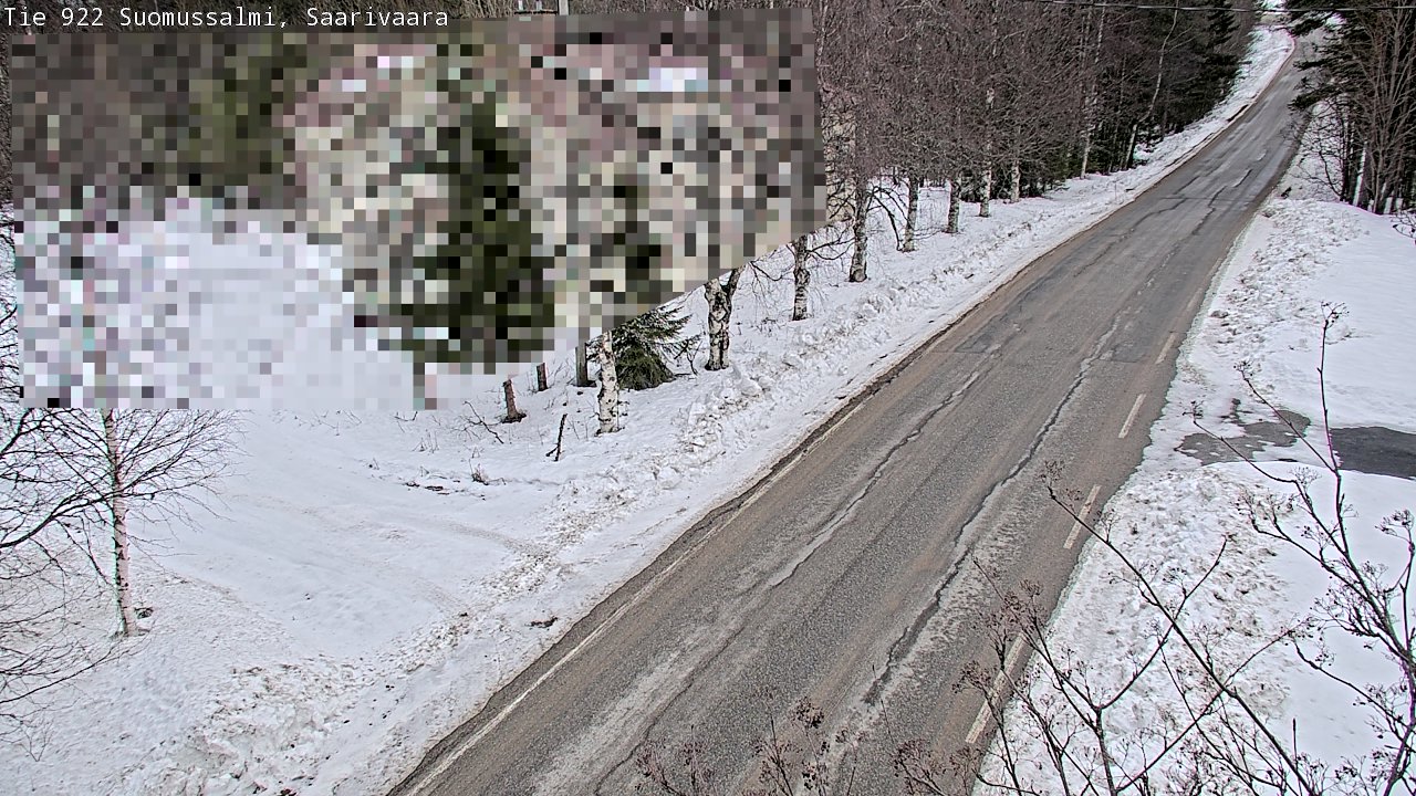 Kelikamerat Kuva Tie 843 Suomussalmi, Saarivaara, Suomussalmi, Kainuu