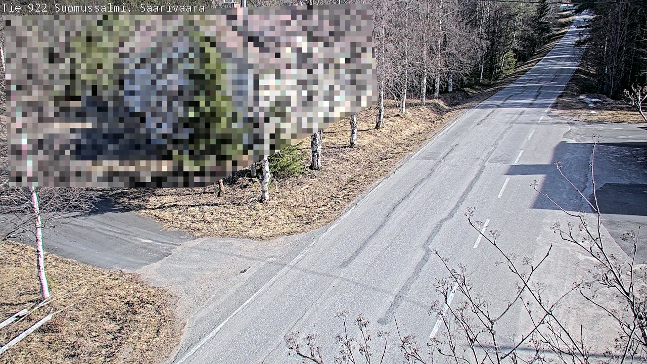 Weather Camera Image Road 950 843 Suomussalmi, Saarivaara, Suomussalmi, Kainuu