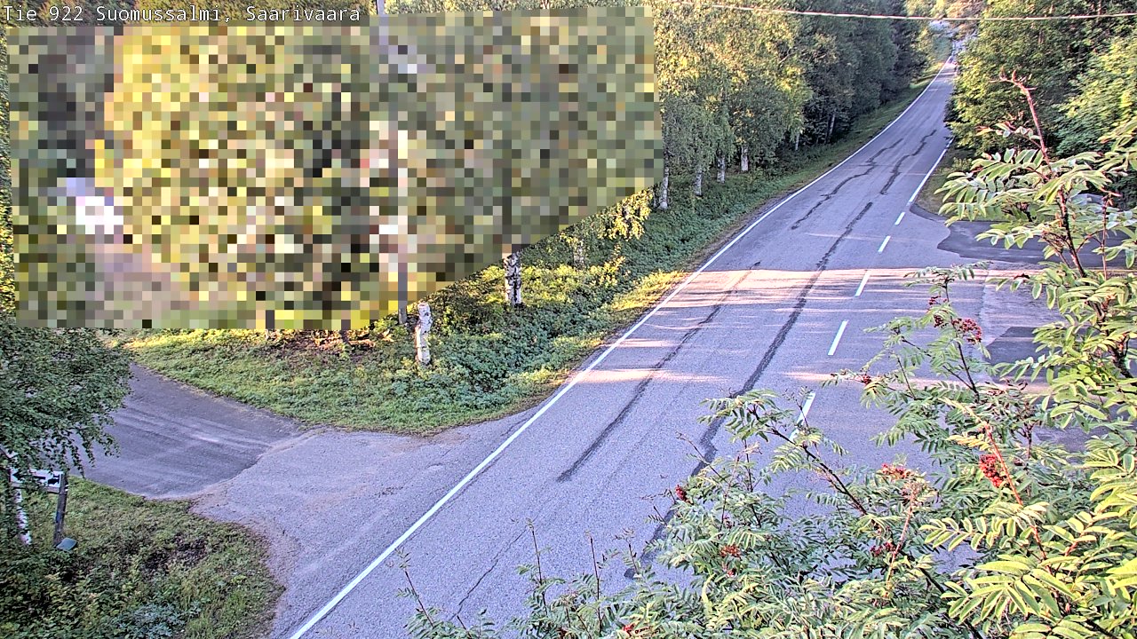 Weather Camera Image Road 950 843 Suomussalmi, Saarivaara, Suomussalmi, Kainuu