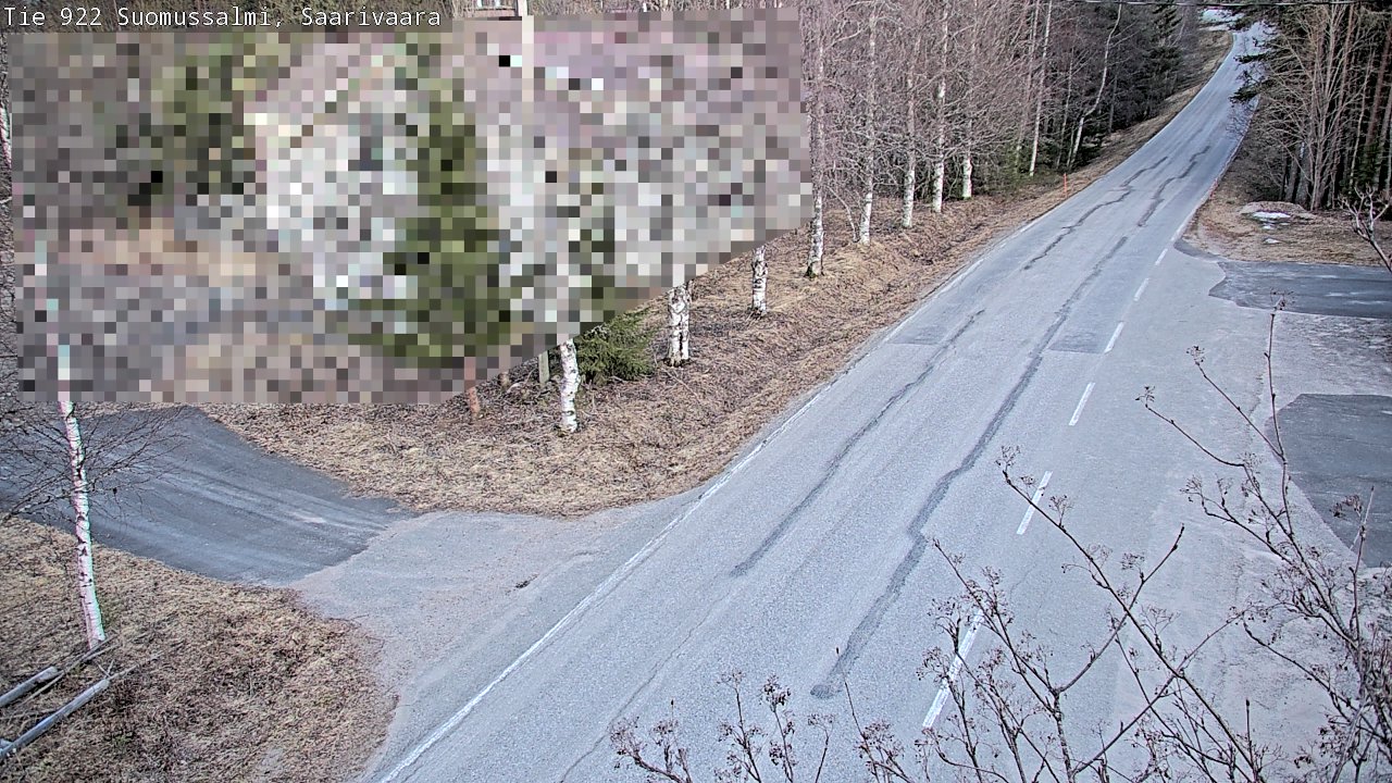 Weather Camera Image Road 950 843 Suomussalmi, Saarivaara, Suomussalmi, Kainuu