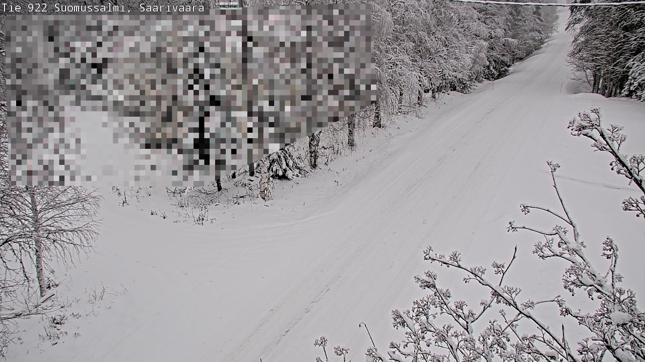 Weather Camera Image Road 950 843 Suomussalmi, Saarivaara, Suomussalmi, Kainuu