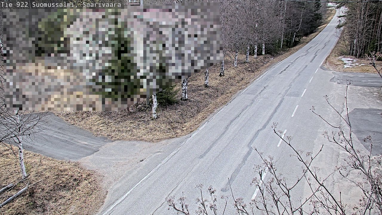 Weather Camera Image Road 950 843 Suomussalmi, Saarivaara, Suomussalmi, Kainuu