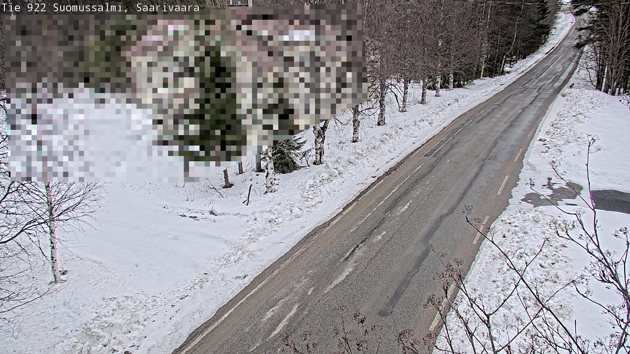 Kelikamerat Kuva Tie 843 Suomussalmi, Saarivaara, Suomussalmi, Kainuu