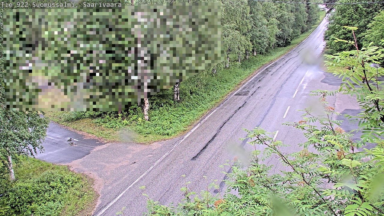 Weather Camera Image Road 950 843 Suomussalmi, Saarivaara, Suomussalmi, Kainuu