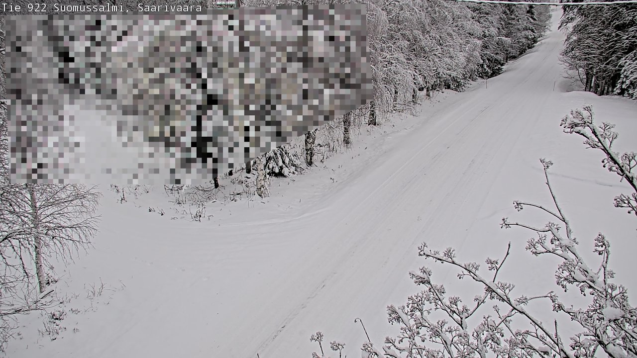 Weather Camera Image Road 950 843 Suomussalmi, Saarivaara, Suomussalmi, Kainuu