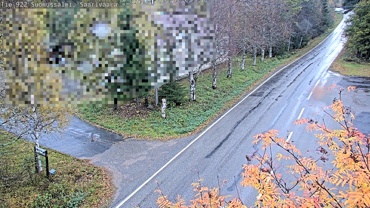Weather Camera Image Road 950 843 Suomussalmi, Saarivaara, Suomussalmi, Kainuu