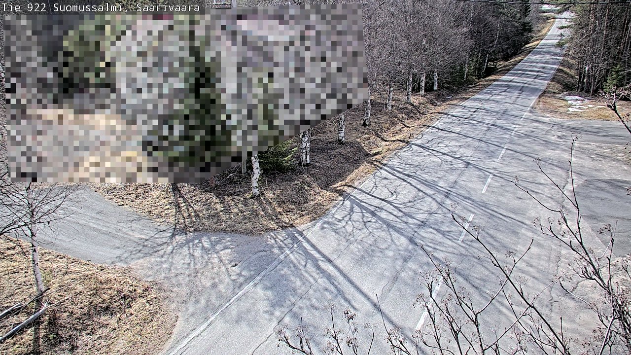 Weather Camera Image Road 950 843 Suomussalmi, Saarivaara, Suomussalmi, Kainuu