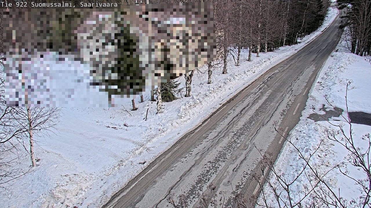 Kelikamerat Kuva Tie 843 Suomussalmi, Saarivaara, Suomussalmi, Kainuu