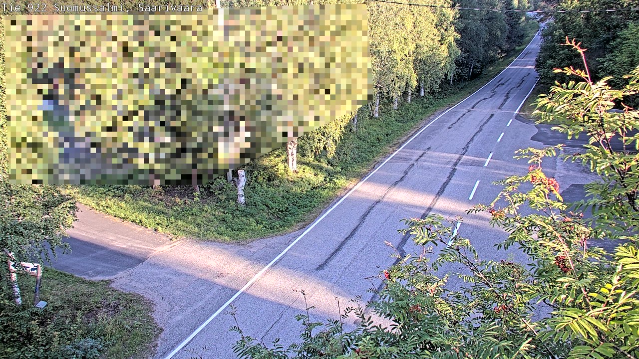 Kelikamerat Kuva Tie 843 Suomussalmi, Saarivaara, Suomussalmi, Kainuu