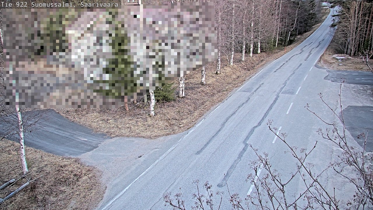 Weather Camera Image Road 950 843 Suomussalmi, Saarivaara, Suomussalmi, Kainuu