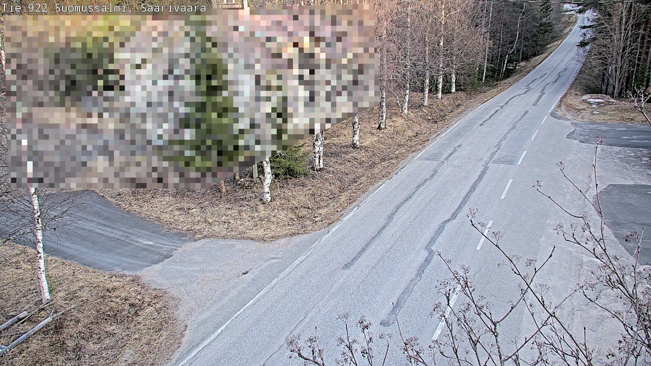 Weather Camera Image Road 950 843 Suomussalmi, Saarivaara, Suomussalmi, Kainuu