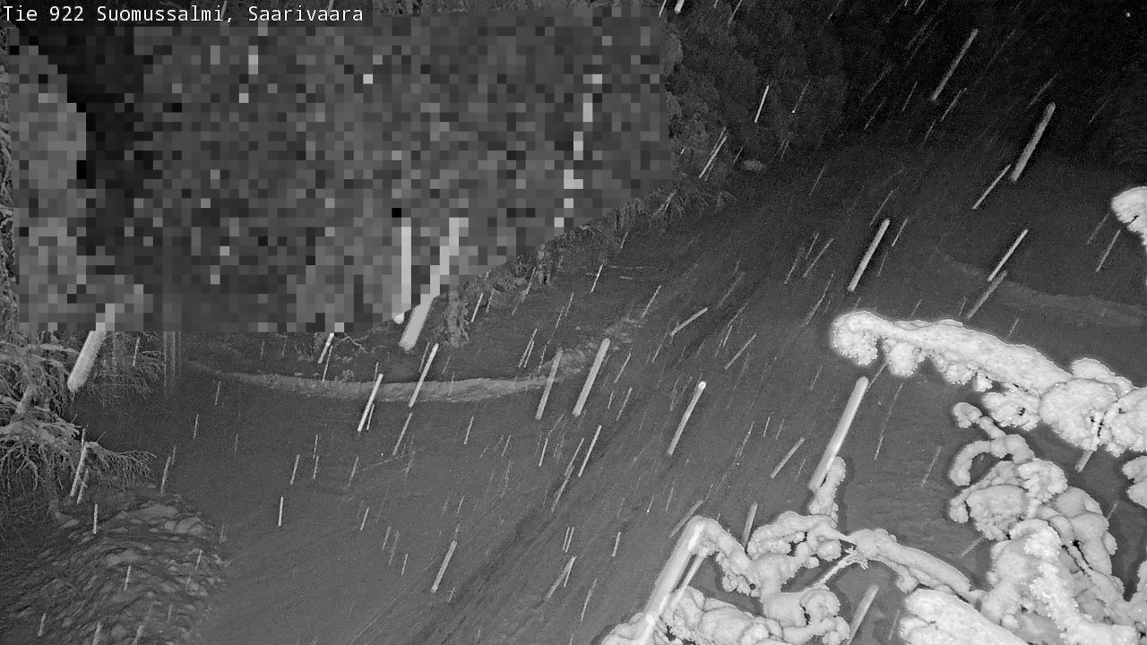 Kelikamerat Kuva Tie 843 Suomussalmi, Saarivaara, Suomussalmi, Kainuu