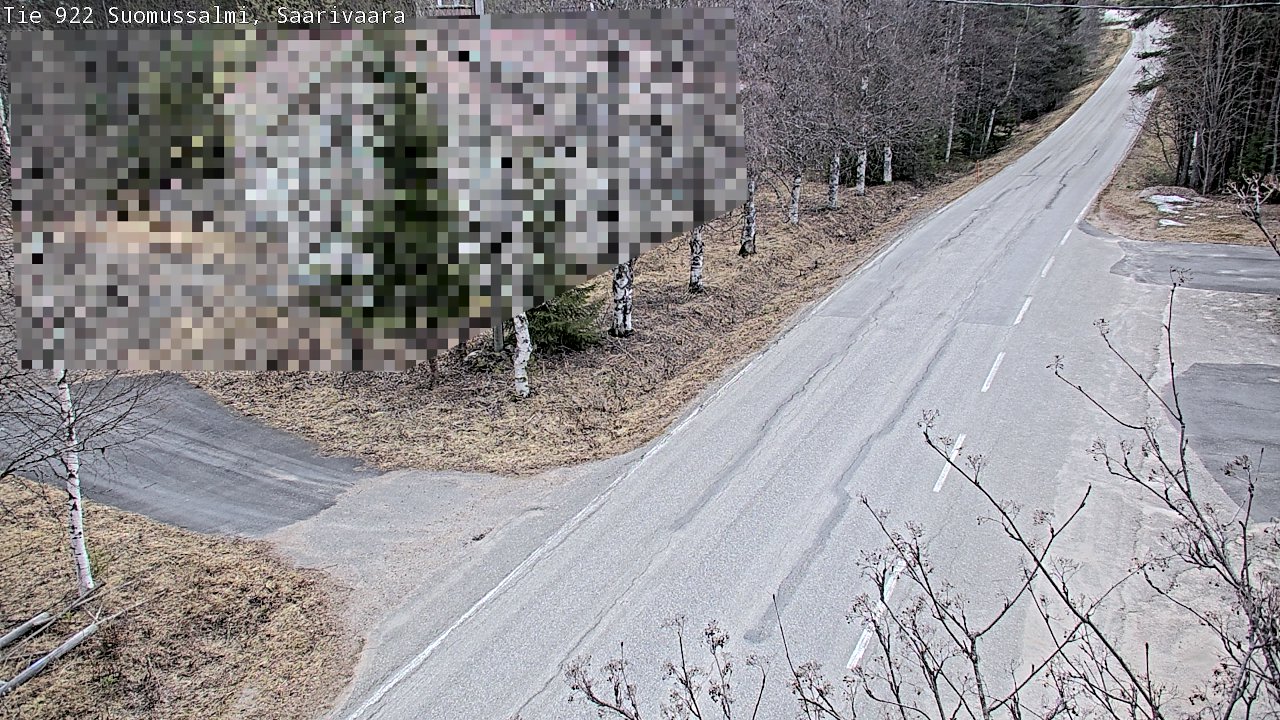 Weather Camera Image Road 950 843 Suomussalmi, Saarivaara, Suomussalmi, Kainuu