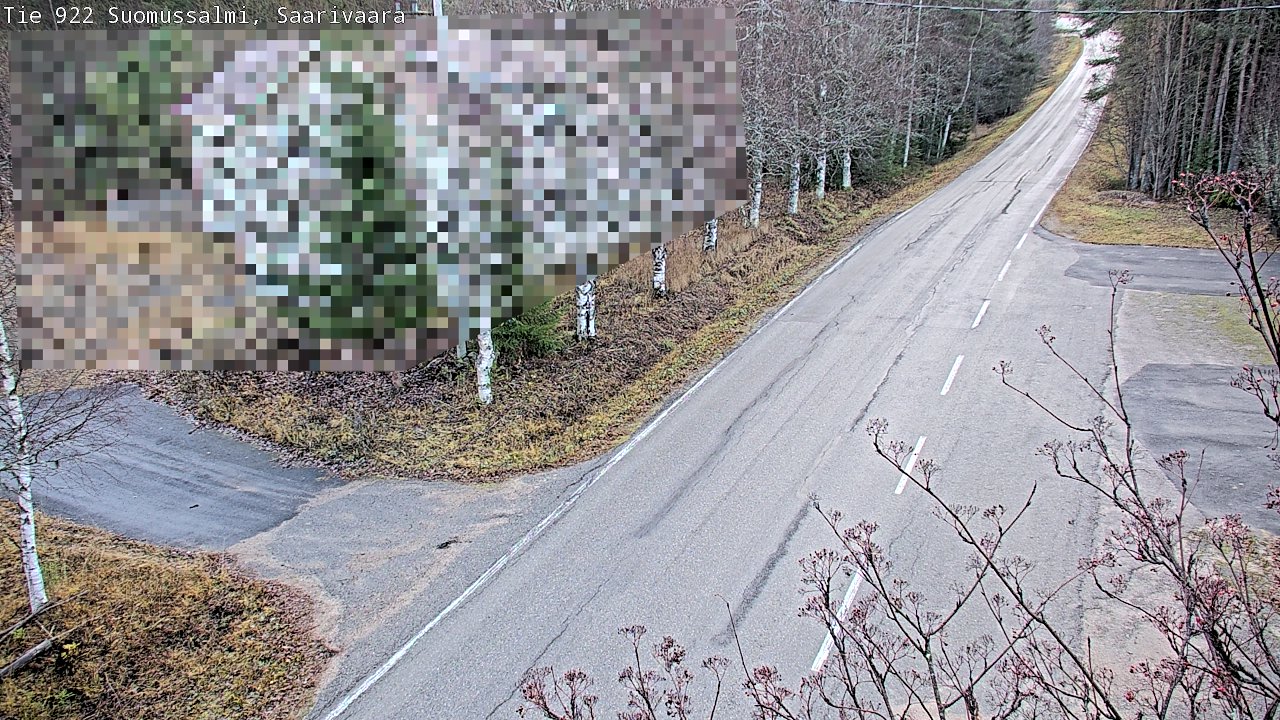 Kelikamerat Kuva Tie 843 Suomussalmi, Saarivaara, Suomussalmi, Kainuu