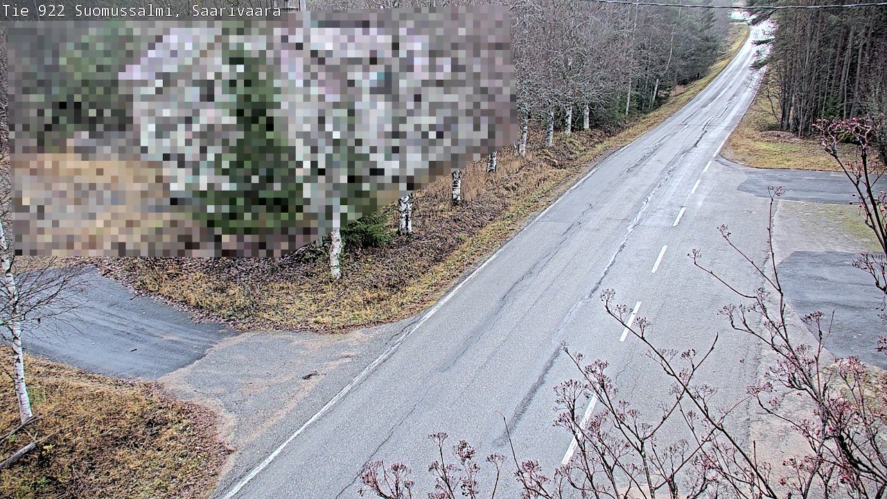 Kelikamerat Kuva Tie 843 Suomussalmi, Saarivaara, Suomussalmi, Kainuu