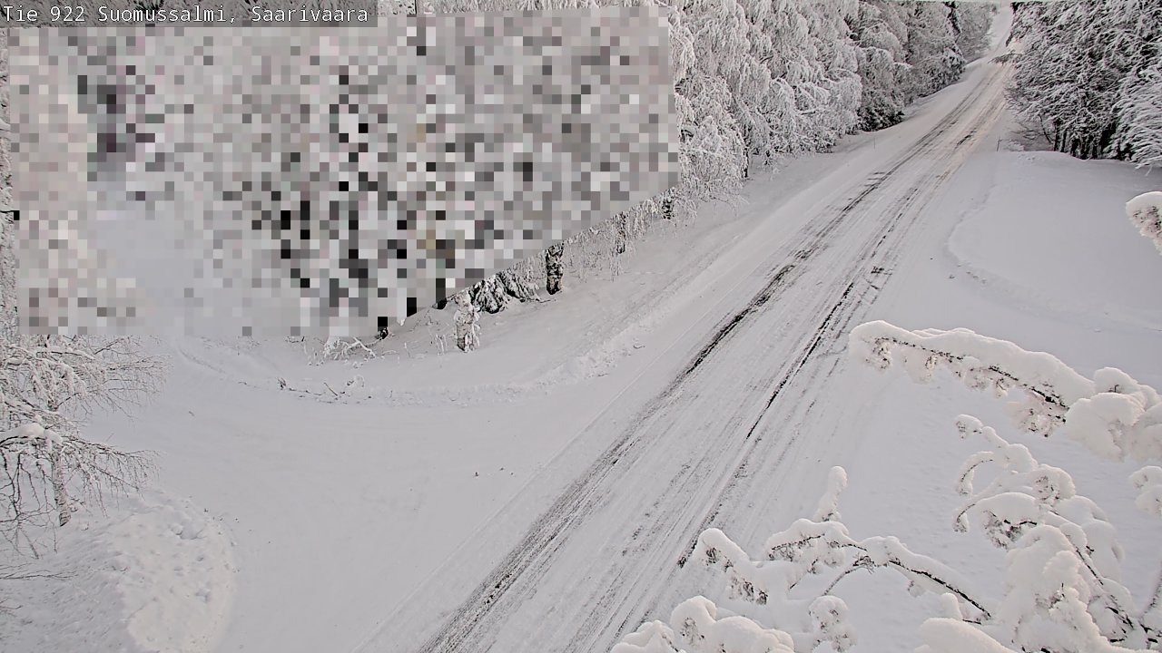 Weather Camera Image Road 950 843 Suomussalmi, Saarivaara, Suomussalmi, Kainuu