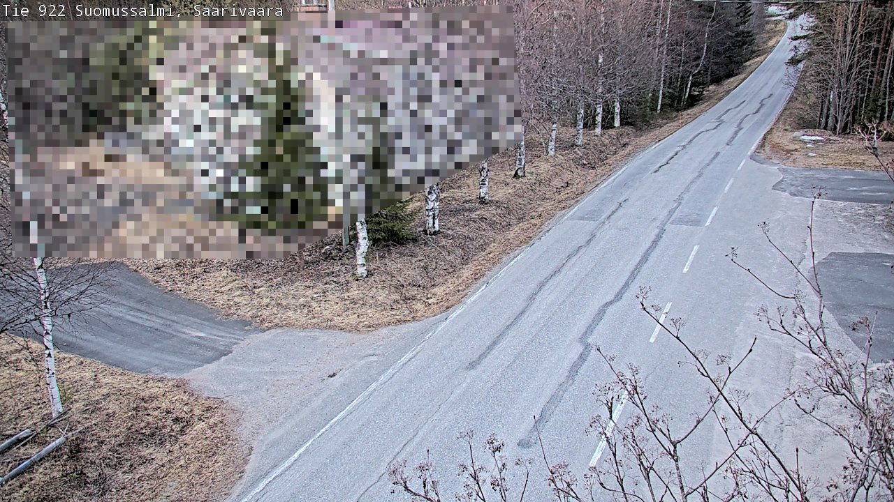 Kelikamerat Kuva Tie 843 Suomussalmi, Saarivaara, Suomussalmi, Kainuu