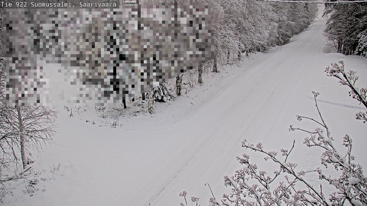 Weather Camera Image Road 950 843 Suomussalmi, Saarivaara, Suomussalmi, Kainuu