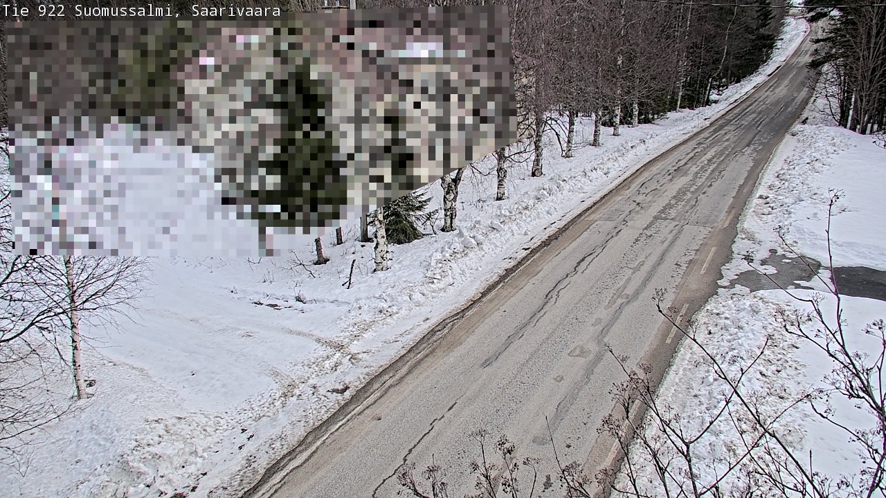 Weather Camera Image Road 950 843 Suomussalmi, Saarivaara, Suomussalmi, Kainuu