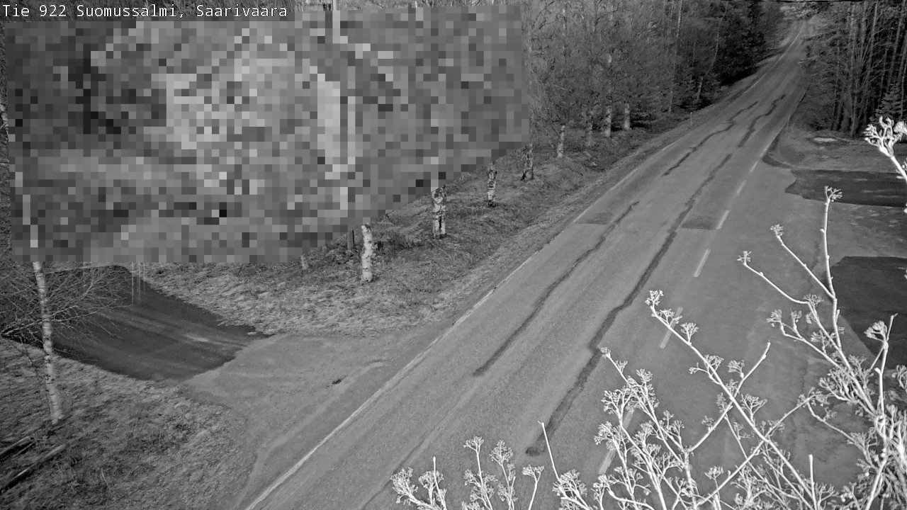 Weather Camera Image Road 950 843 Suomussalmi, Saarivaara, Suomussalmi, Kainuu