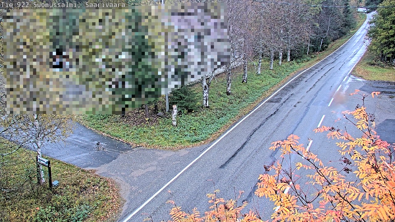 Weather Camera Image Road 950 843 Suomussalmi, Saarivaara, Suomussalmi, Kainuu