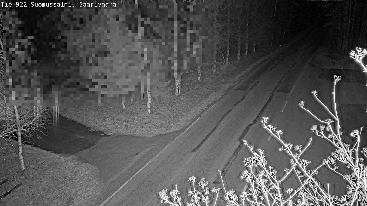 Weather Camera Image Road 950 843 Suomussalmi, Saarivaara, Suomussalmi, Kainuu