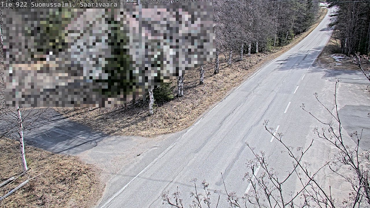 Weather Camera Image Road 950 843 Suomussalmi, Saarivaara, Suomussalmi, Kainuu