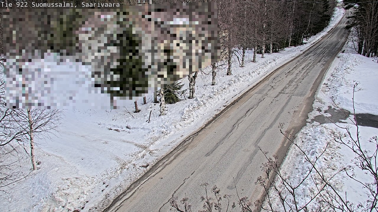 Weather Camera Image Road 950 843 Suomussalmi, Saarivaara, Suomussalmi, Kainuu
