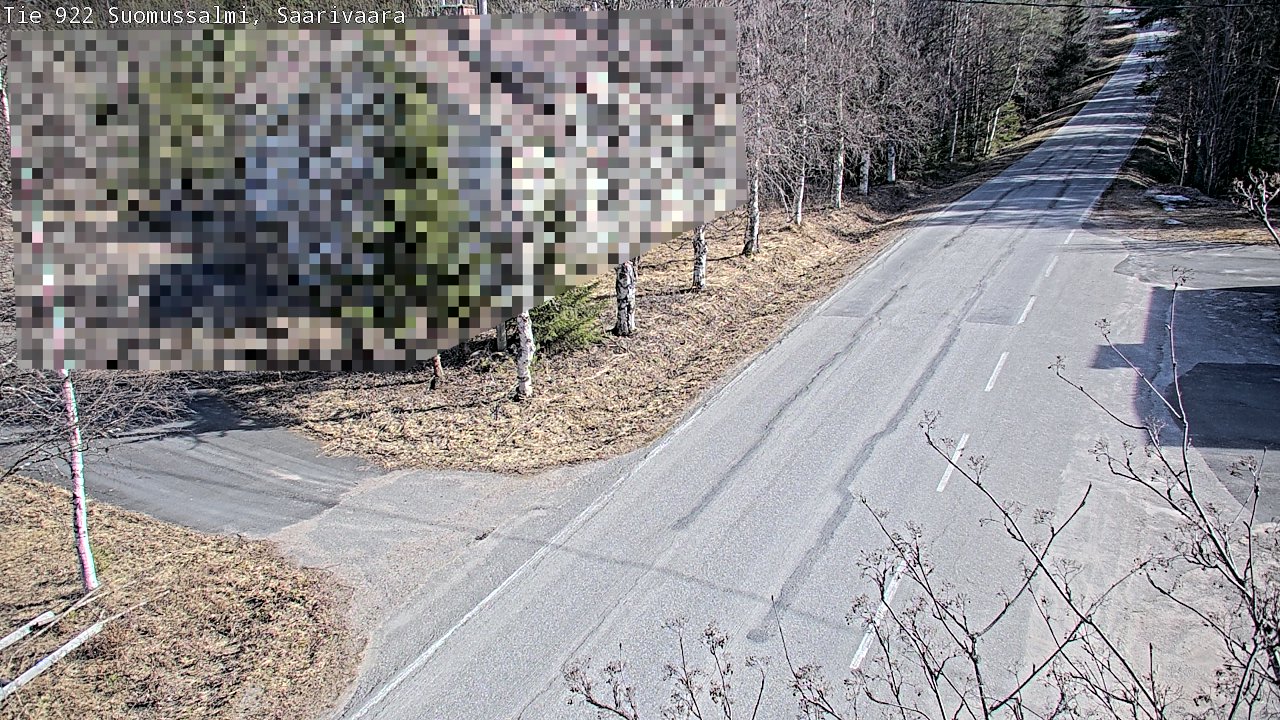 Weather Camera Image Road 950 843 Suomussalmi, Saarivaara, Suomussalmi, Kainuu