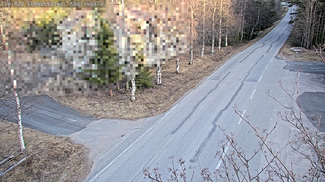 Weather Camera Image Road 950 843 Suomussalmi, Saarivaara, Suomussalmi, Kainuu