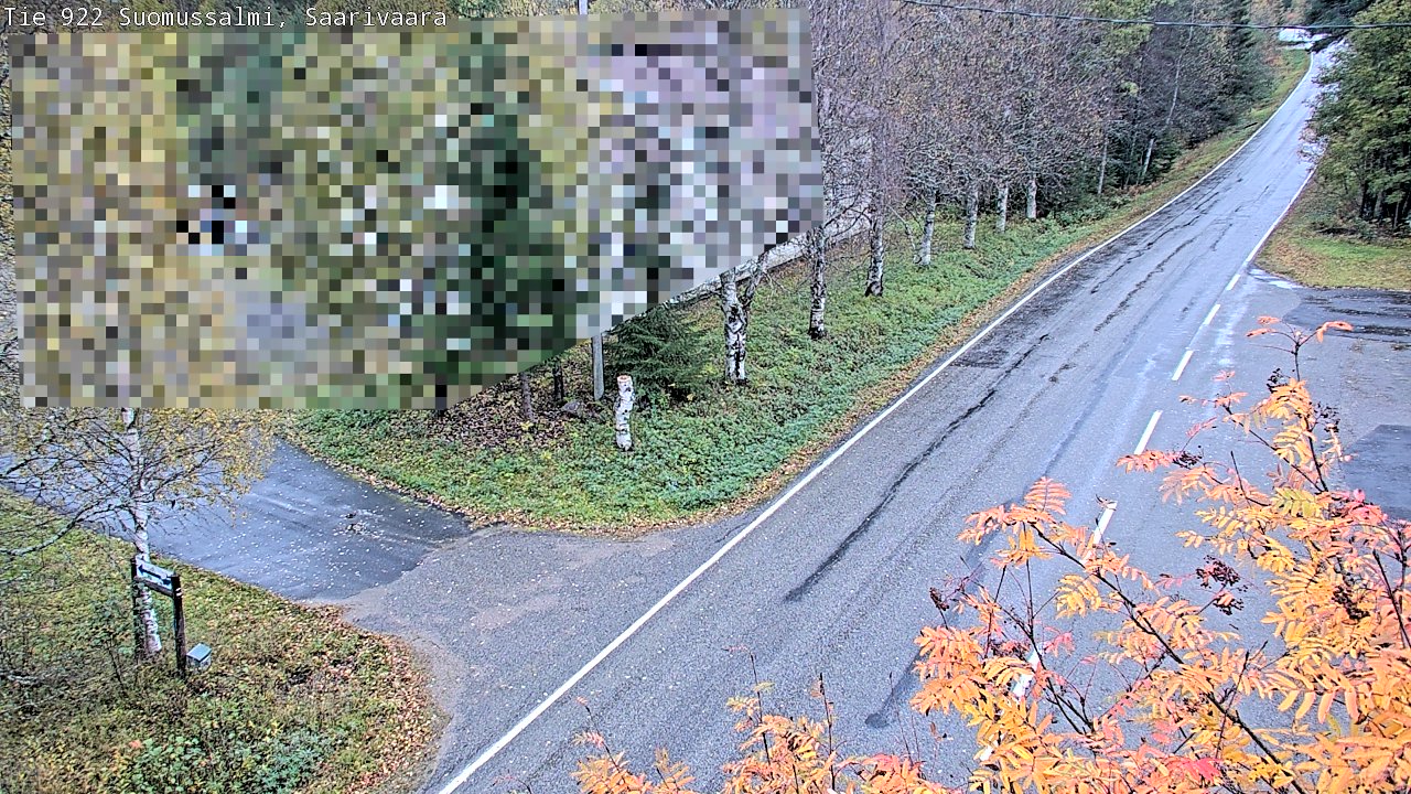 Weather Camera Image Road 950 843 Suomussalmi, Saarivaara, Suomussalmi, Kainuu
