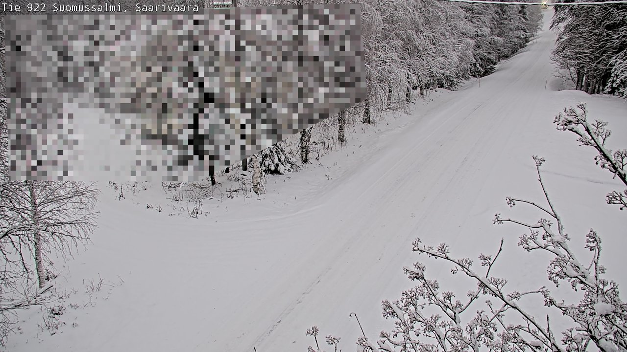 Weather Camera Image Road 950 843 Suomussalmi, Saarivaara, Suomussalmi, Kainuu