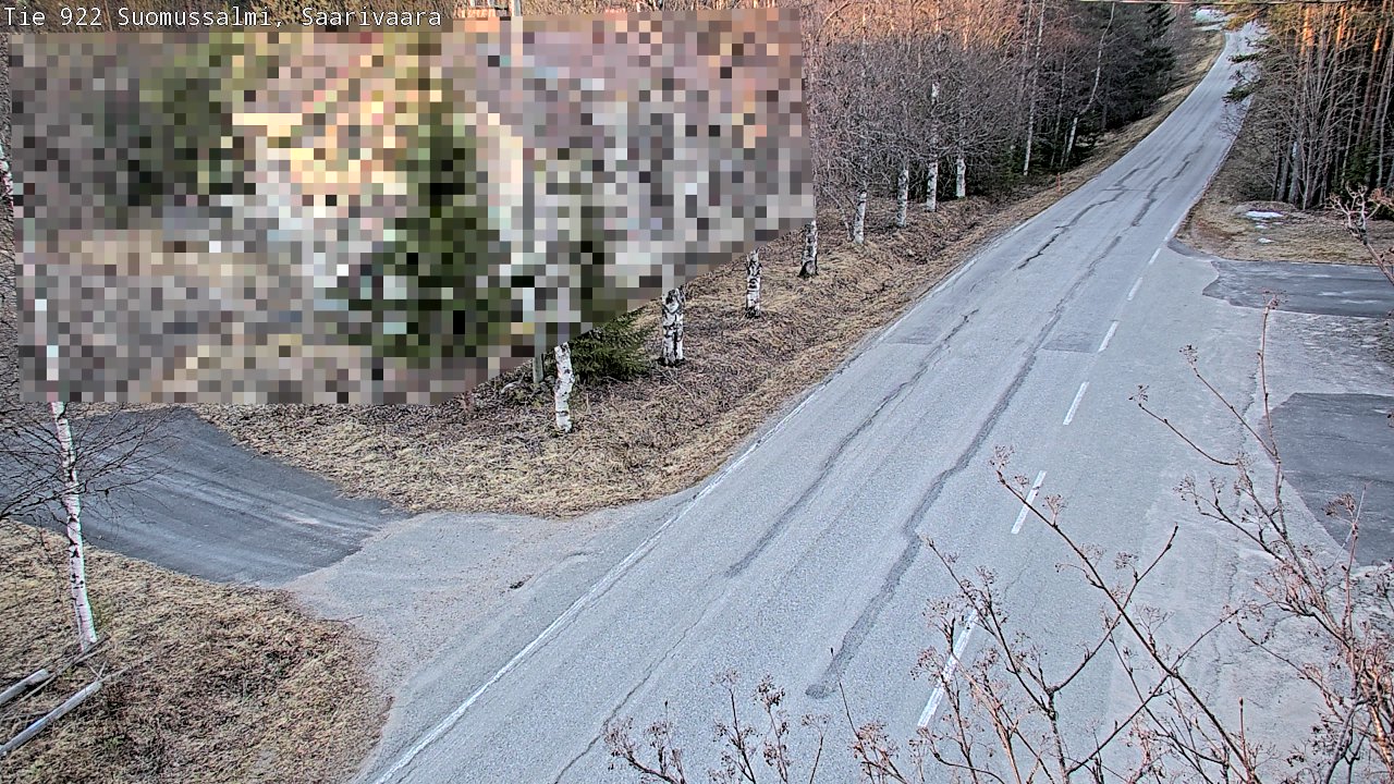 Kelikamerat Kuva Tie 843 Suomussalmi, Saarivaara, Suomussalmi, Kainuu
