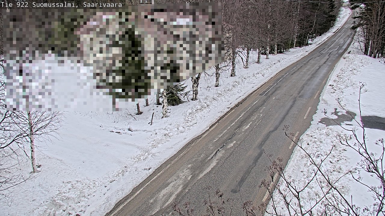 Kelikamerat Kuva Tie 843 Suomussalmi, Saarivaara, Suomussalmi, Kainuu