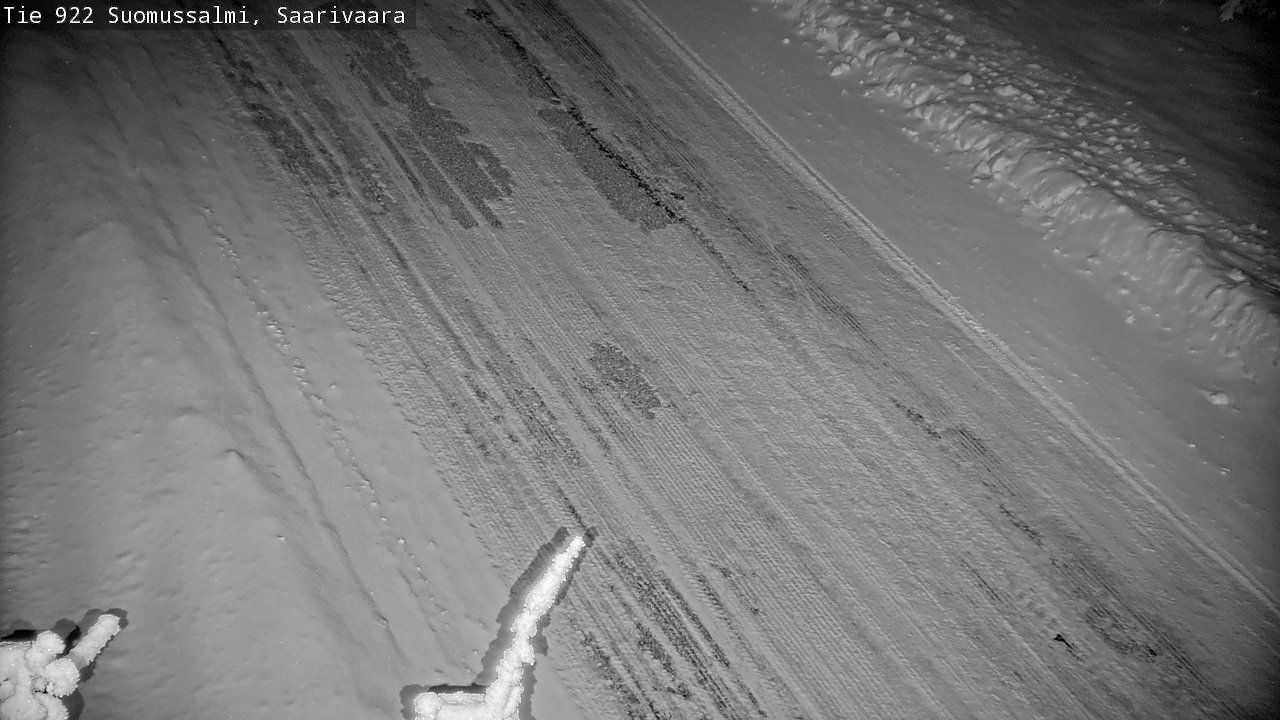 Weather Camera Image Väg 843 Suomussalmi, Saarivaara, Suomussalmi, Kainuu