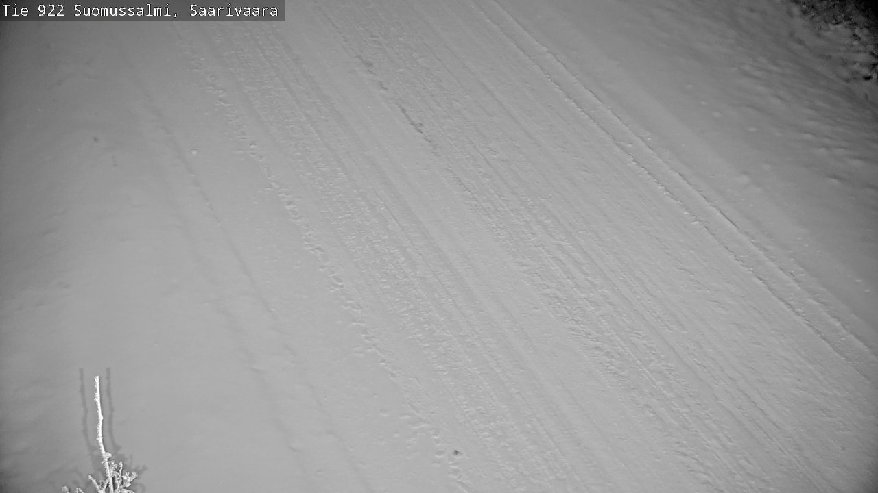 Weather Camera Image Väg 843 Suomussalmi, Saarivaara, Suomussalmi, Kainuu