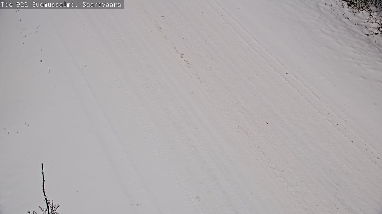 Weather Camera Image Väg 843 Suomussalmi, Saarivaara, Suomussalmi, Kainuu