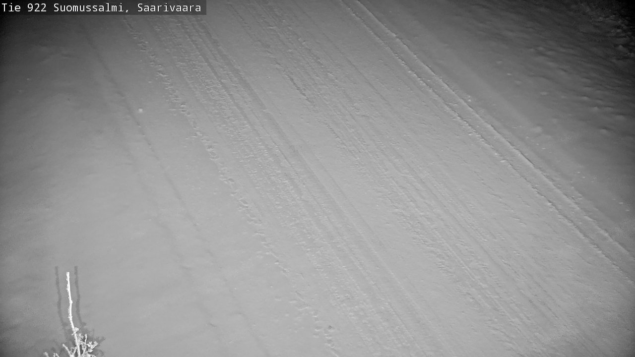 Weather Camera Image Väg 843 Suomussalmi, Saarivaara, Suomussalmi, Kainuu