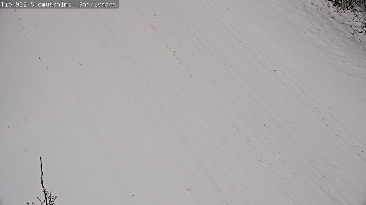 Weather Camera Image Väg 843 Suomussalmi, Saarivaara, Suomussalmi, Kainuu