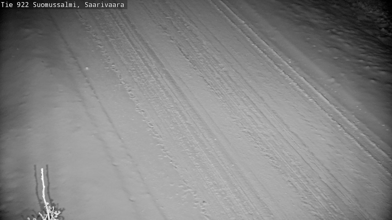 Weather Camera Image Väg 843 Suomussalmi, Saarivaara, Suomussalmi, Kainuu