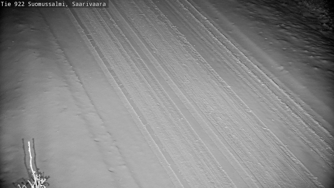 Weather Camera Image Väg 843 Suomussalmi, Saarivaara, Suomussalmi, Kainuu