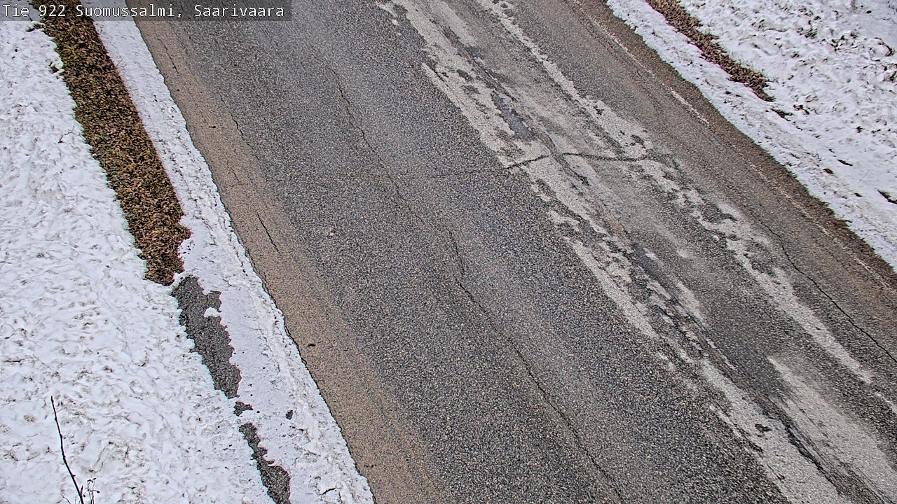 Weather Camera Image Väg 843 Suomussalmi, Saarivaara, Suomussalmi, Kainuu