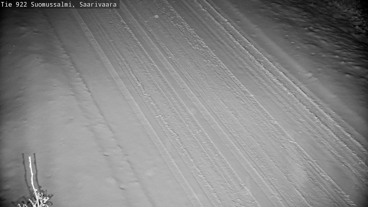 Weather Camera Image Väg 843 Suomussalmi, Saarivaara, Suomussalmi, Kainuu