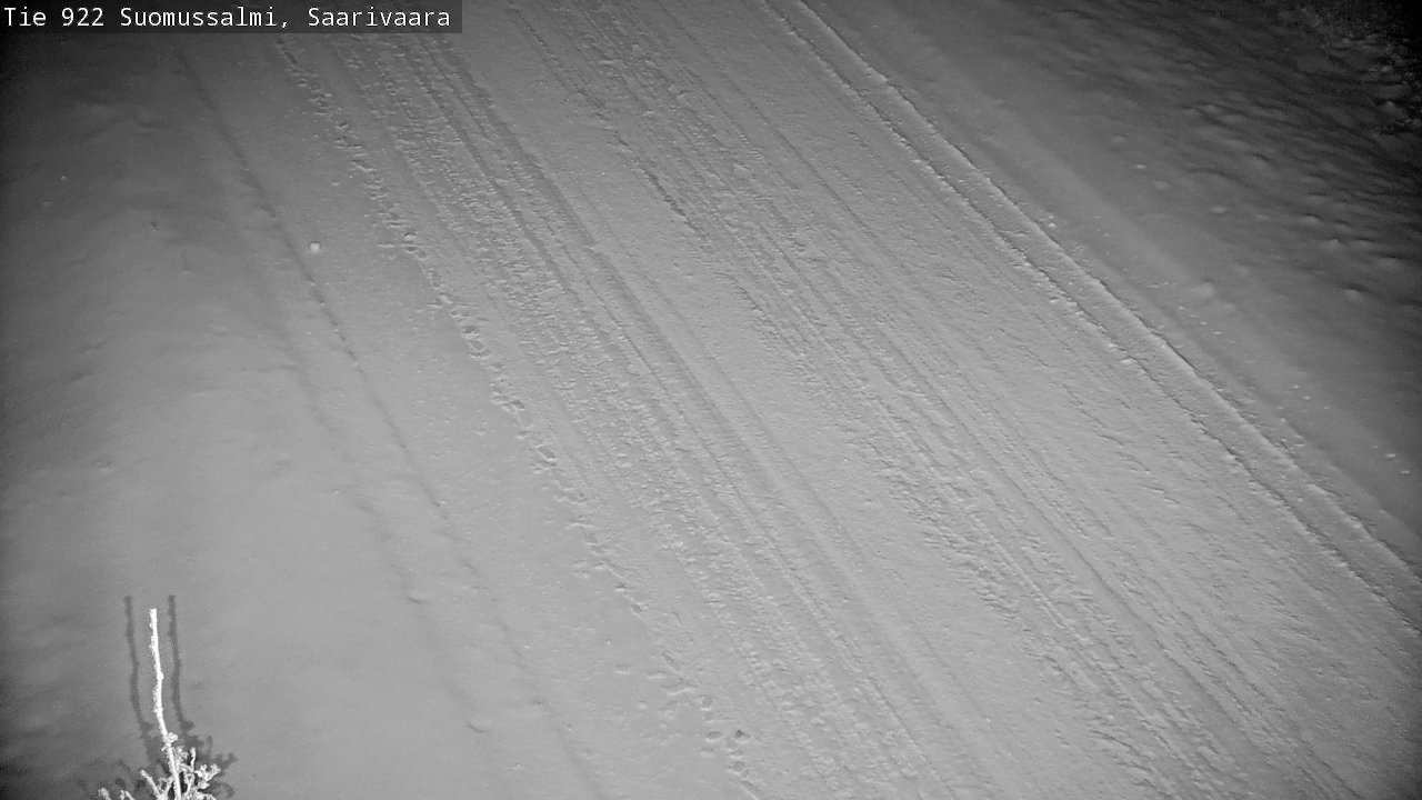 Weather Camera Image Väg 843 Suomussalmi, Saarivaara, Suomussalmi, Kainuu