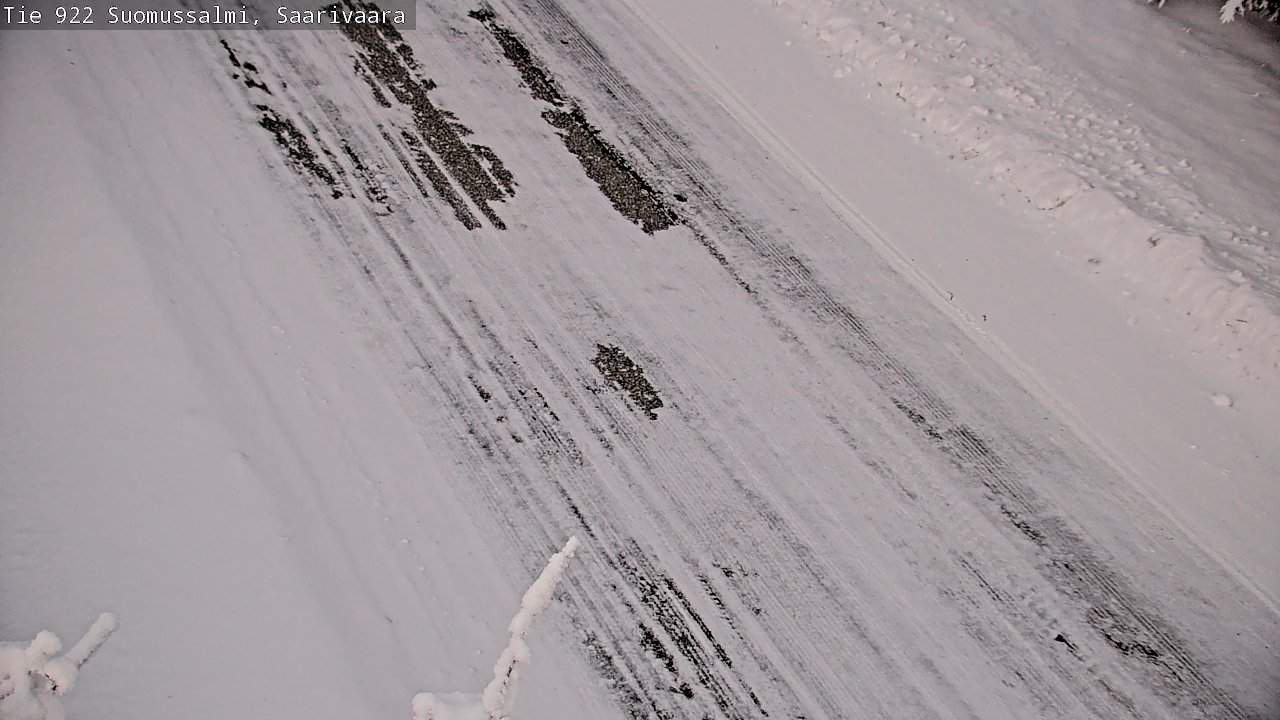 Weather Camera Image Road 950 843 Suomussalmi, Saarivaara, Suomussalmi, Kainuu