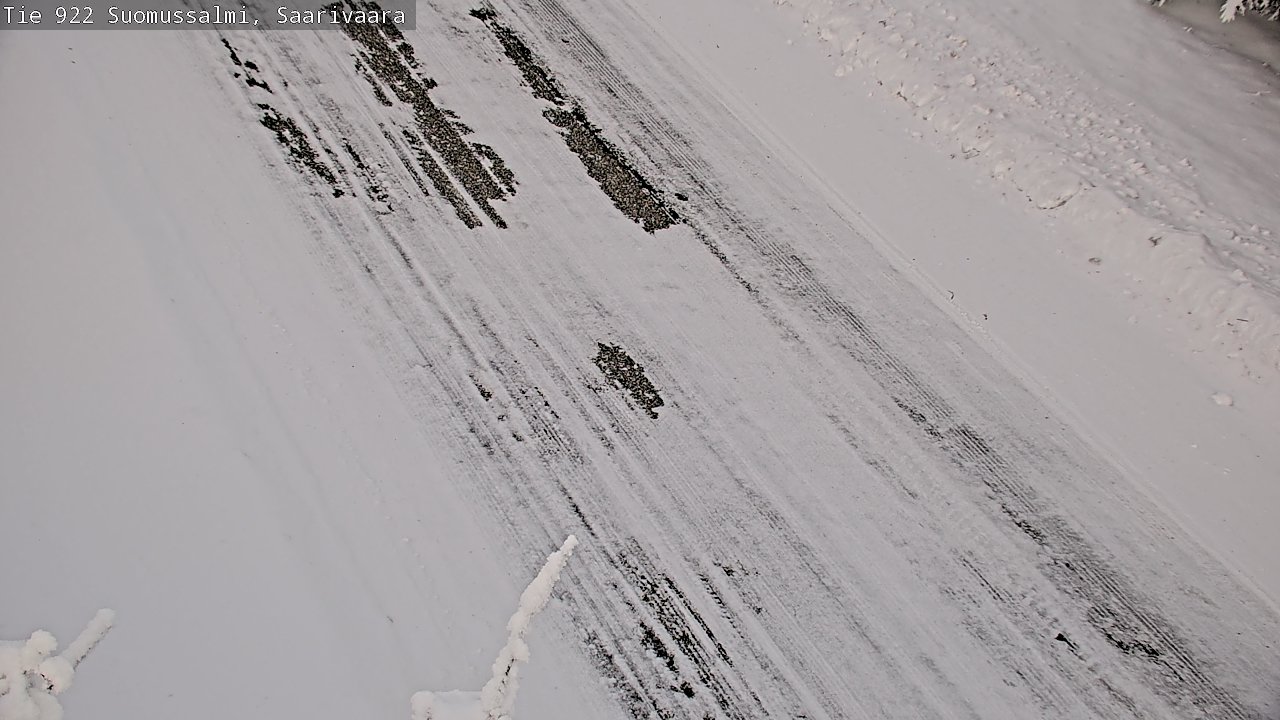 Weather Camera Image Road 950 843 Suomussalmi, Saarivaara, Suomussalmi, Kainuu