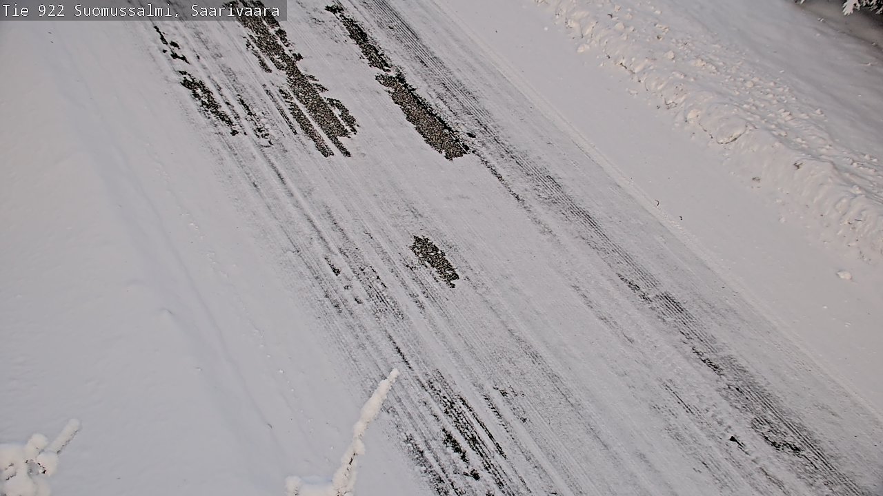 Weather Camera Image Road 950 843 Suomussalmi, Saarivaara, Suomussalmi, Kainuu