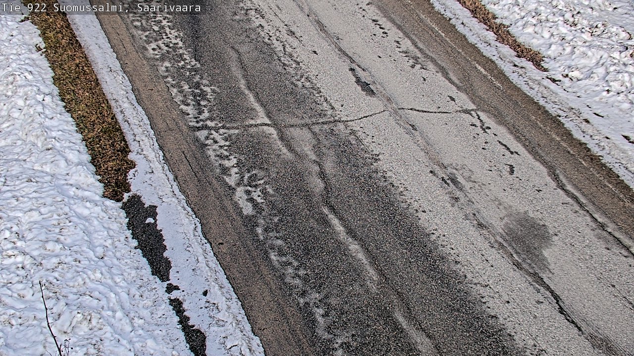 Weather Camera Image Väg 843 Suomussalmi, Saarivaara, Suomussalmi, Kainuu