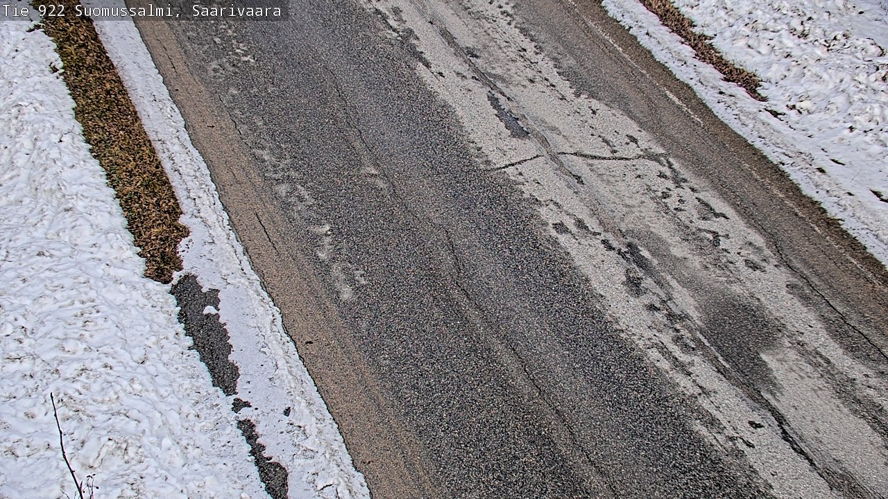 Weather Camera Image Väg 843 Suomussalmi, Saarivaara, Suomussalmi, Kainuu