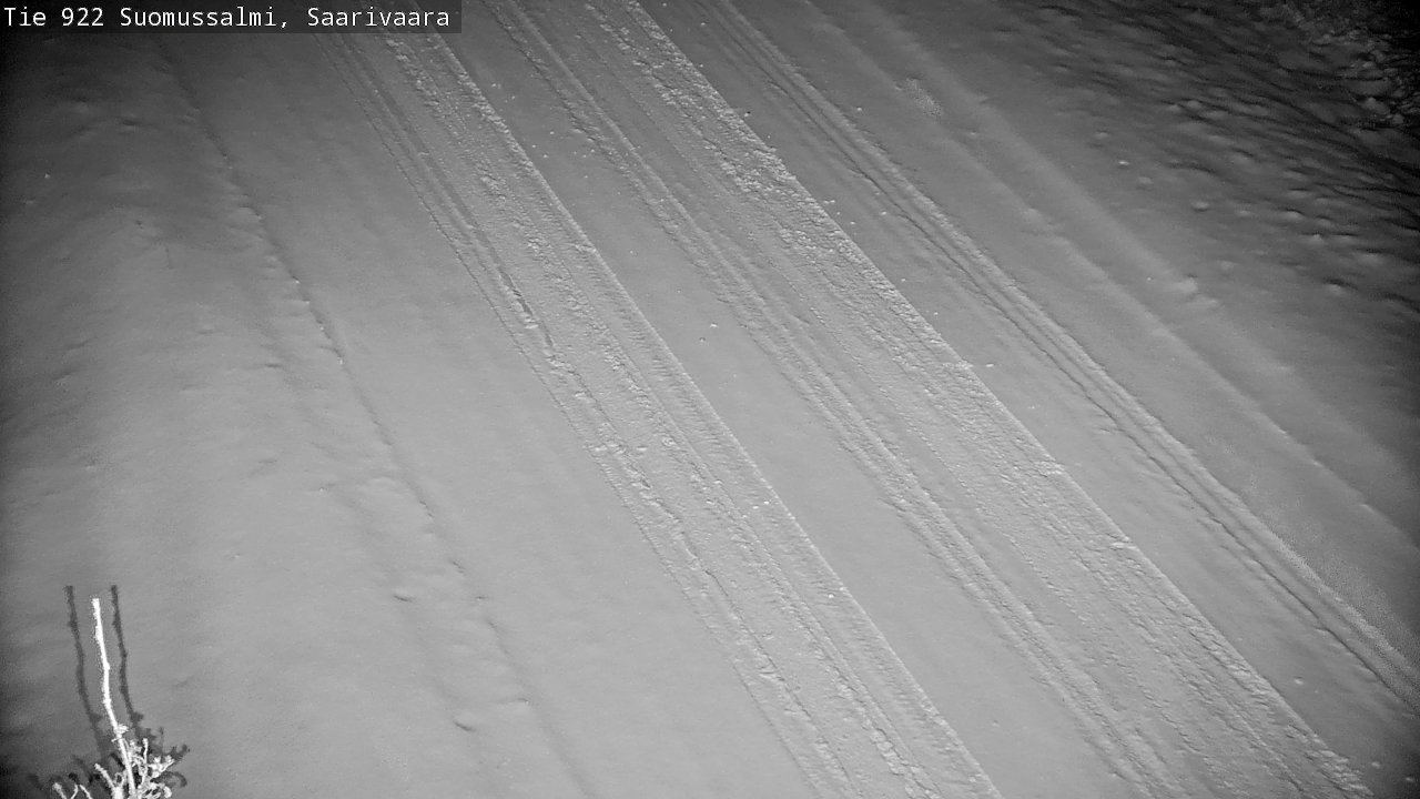 Weather Camera Image Väg 843 Suomussalmi, Saarivaara, Suomussalmi, Kainuu